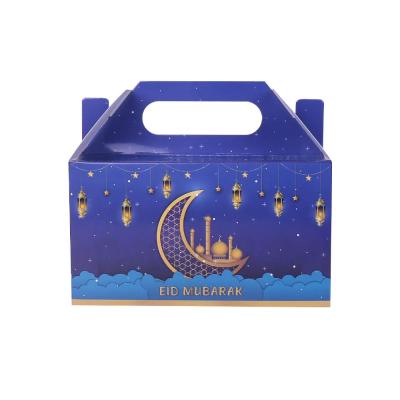 China Eid Mubarak Moon Latern Paper Candies Package Favor Boxes Gift Box Paper Box Packaging for sale