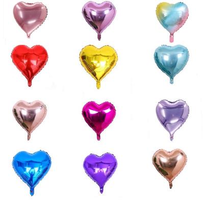 China Pafu Valentine's Day Party Decorations 18inch Foil Inflatable Heart Shaped Foil Balloon Valentine's Day Birthday Wedding Decoration for Wedding Party Decoration for sale