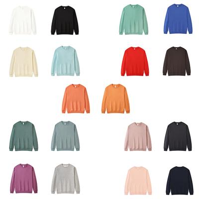 China High Quality Multiple Color Apparel Design Services O-Neck Plain Knitted Fashion Clothes Anti-Wrinkle Knit Sweater Blank Oversized Hoodie for sale