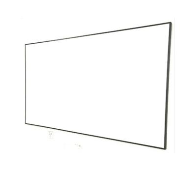 China Flexible Factory Supply 100 Inch White Or Grey Tv Fixed Frame Projector Screen for sale