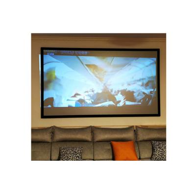 China Good Quality PVC Composite Layer Flexible Hot Selling Wall Mounted Theater Projection Screen for sale