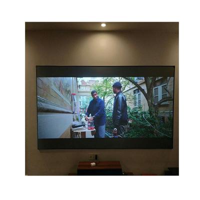 China New Type Fixed Frame PVC Composite Layer Wall Mounted Theater Wall Mounted Projection Price Flexible Type Screen for sale