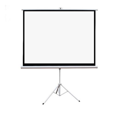 China Factory Supply Flexible Home Theater Portable Projector Screen With Tripod Stand for sale