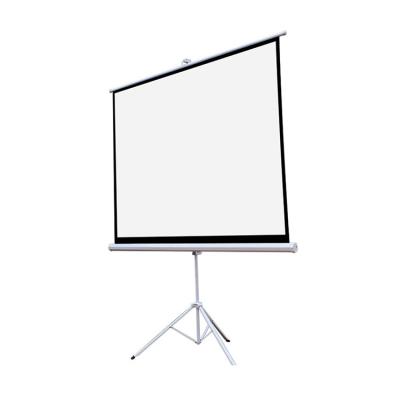 China Flexible Portable Premium Matt White Standard Tripod Rear Hot Sale Projection Screen for sale