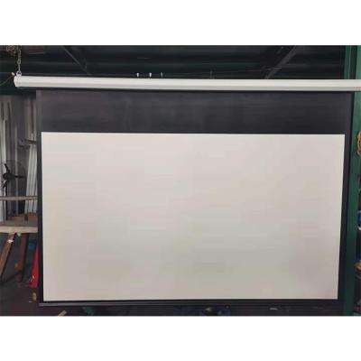 China Factory Wholesale Flexible Electric Conference Room Screen Directly For Fixed Frame Projection Screen for sale