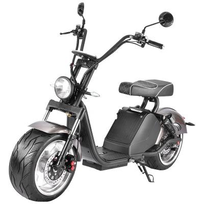 China 2020 new design steel electric citycoco electric scooter for adult for sale