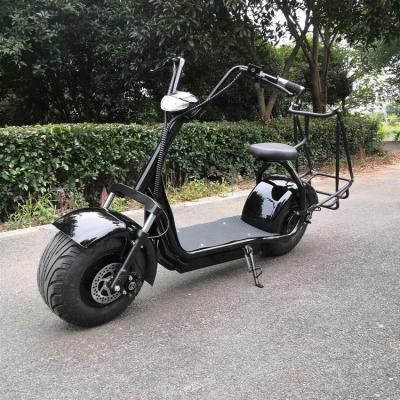 China Safe  Funny Exciting Eco-friendly citycoco electric motorcycle scooter with golf holder at cheap price for sale