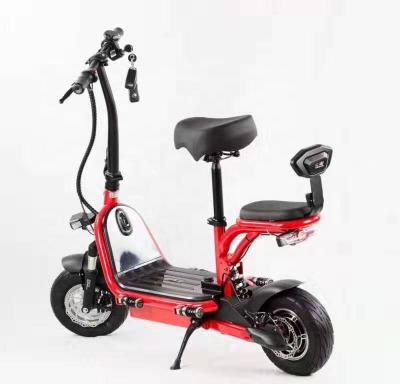 China Safe Funny Exciting Eco-friendly Mini Folding Electric Scooter With Double Seats For Adult for sale