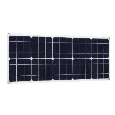 China 30W 18V Dual 12V/5V Single Crystal Solar Panel, Suitable for Battery Chargers for Cars Motorhomes 660x280x2.5mm for sale