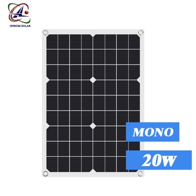 China Hot Sale High Efficiency Customized 20W 18V Small Solar Power Panel For Sale 125mmx125mm for sale