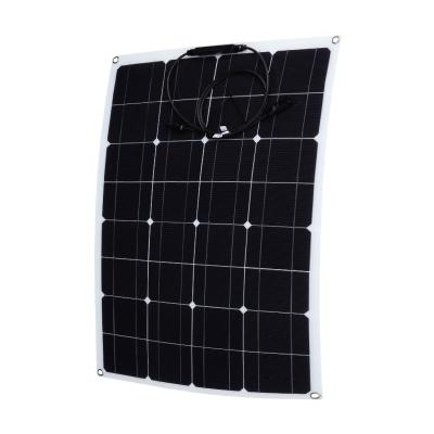 China Flexible Solar Panel System Wholesale 80W Mono Cells PET Brilliant Solar Power Panel for sale