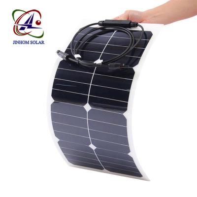 China Boat high efficiency 28W perc monocrystalline solar panels 28watt for sale