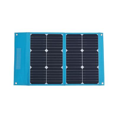 China Solar Panel High Efficiency 18V 40W Foldable Flexible Mono Solar Panel Solar Power Panel for sale