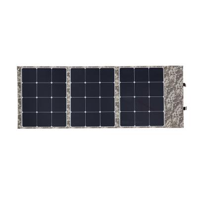 China Wholesale Portable Solar Panel System Sunpower Cells 120W Custom Flexible Solar Panel Folding Bag for sale