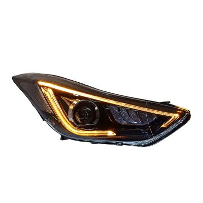 China ABS+PC For Hyundai For Elantra Avante 2012-2016 Year Front Light for sale