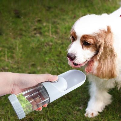 China Automatic Pet Accompanying Cup Portable Dog Water Bottle Dog Drinking Moving Drinking Station for sale