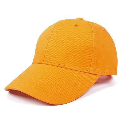 China COMMON Single Travel Sun Proof Solid Color 6 Panels White Sun Proof Spring Summer Polyester Cotton Children Kids Outdoor Baseball Hat for sale