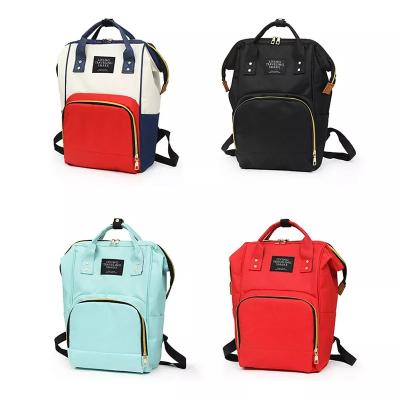 China With Custom Made OEM Fashion Mommy USB Baby Diaper Backpack Outdoor Travel Bag Organizer for sale