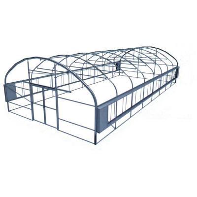 China Greenhouse Seedling Growing High Tunnel Agricultural Greenhouse Galvanized Pipe for sale