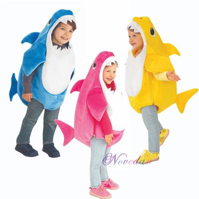 China Polyester 1 Year - 4 Years Toddler Shark Family Kids Child Halloween Birthday Party Cosplay Baby Costume for sale