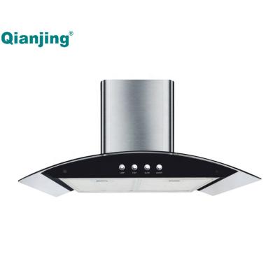 China RV Island Fireplace Wall Mounted Nextstyle Kitchen Fan Copper 220v Range Glass Hood for sale