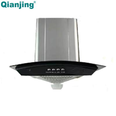 China RV 600mm low price wall mounted nextstyle kitchen fan copper range glass hood / cooker hood for sale