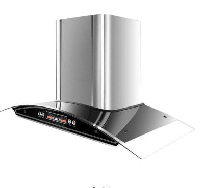 China Large Size Car 110V Power Smoke Exhaust Loud Hood Cook Hood Ductless Range Hood for sale