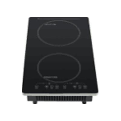 China Household OEM/ODM manufacturer induction doubles panel induction cooker glass stove 2 burner vertical built-in cooktops for sale