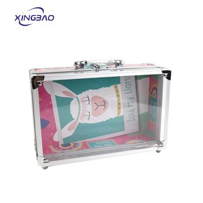 China Fashion Makeup Case Aluminum Makeup Kit Boxes With Makeup Kits For Professionals Box Acrylic for sale