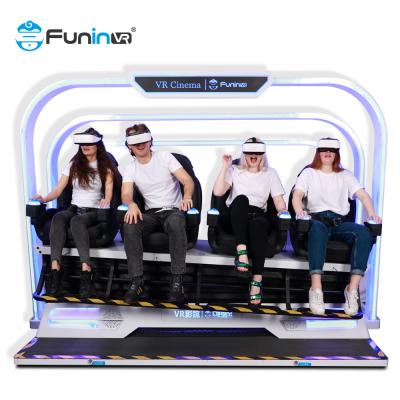 China Fiberglass And Metal Funinvr Cinema VR Roller Coaster 9D Multiplayer Equipment for sale