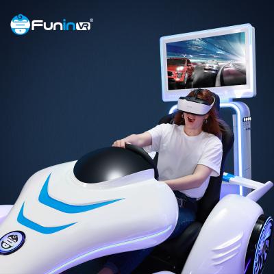 China Fiberglass And Metal Top Sales 9d Cinema VR Racing Car Simulator 9d Virtual Reality for sale