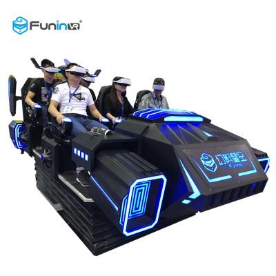 China Sheet Metal Funin VR Game Cinema VR 9D Simuiator Roller Coaster Multiplayer Equipment for sale