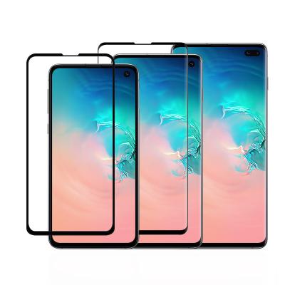 China Mobile Phone Full Coverage 9H Tempered Glass Protective Film For Samsung Galaxy s10e s10 s10 plus Screen Protector for sale