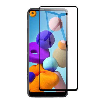 China Cell Phone Factory Bubble Free 3D Screen Protector Film For Samsung Galaxy a21 Tempered Glass for sale