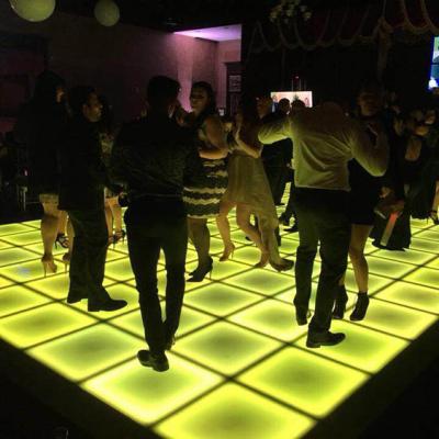 中国 クリスマス LED ダンスフロアライト イベント シングルパーティ 年会 50*50*7cmタイル 販売のため