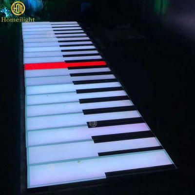 China Interactive Floor Piano Play with Sound and 200lm/w LED Music RGB Color Changing for sale