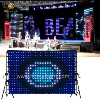 중국 DJ 디스코 쇼 LED 디스플레이 비전 천 RGB3in1 LED 배경 천 판매용