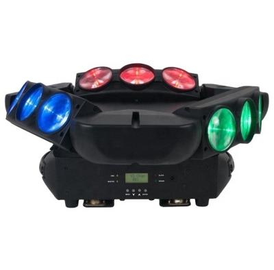 Κίνα RGBW 4in1 9 Eyes Spider LED Μετακινούμενο πλυντήριο κεφαλής IP20 Για Ντίσκο Κλαμπ προς πώληση