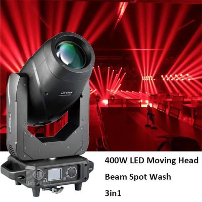 China 6000K Disco Luz de escenario de alta potencia 400W LED Beam Moving Head con CMY en venta