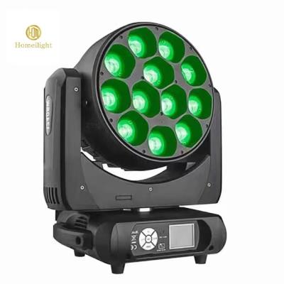 China 12pcs LED Moving Head Beam 12*40W LED Zoom Beam Wash Moving Head Light para eventos de escenario en venta