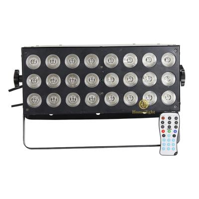 中国 3500-8000K LEDステージ洪水ライト 24pcs*6W DJライト DMX512 LED壁洗浄機照明 販売のため