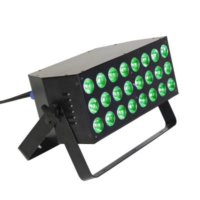 China Remote Controlled UV LED Flood Light RGBWA 24pcs For Professional Stage Lighting for sale