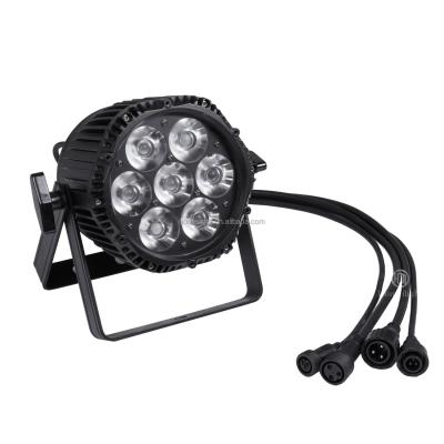 中国 防水アップライト 7*18W 7*12W IP65 LED Par Light インドール/アウトドアステージ照明 販売のため