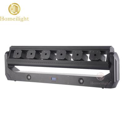 China Portátil DMX512 Luz láser 6 ojos RGB haz láser cabeza móvil luz láser en venta