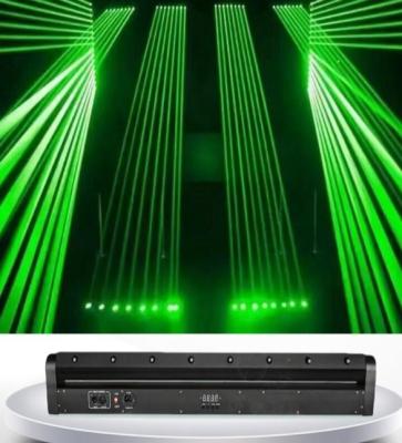 China Thick Beam Effect Patterns DJ Equipment 8 Eyes RGB Laser Light for sale