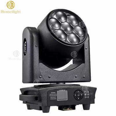 Cina Nuovo arrivo DJ luci 7 * 40W LED Mini Zoom Beam Wash Stage Light RGBW 4IN1 LED Moving Heads Stage luci DJ in vendita