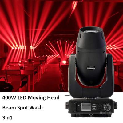 China 400W 3in1 LED Beam Moving Head Forte Super Beam BSW Zoom Lights 25kg 50000 Horas à venda