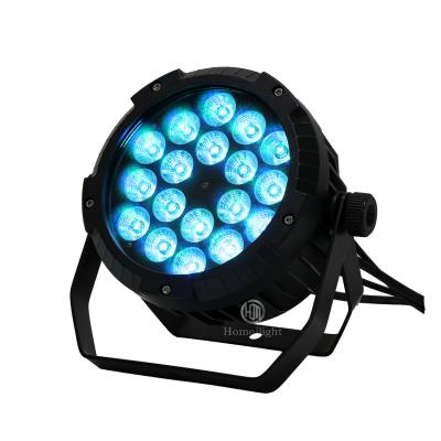 China IP65 18*18W RGBWA UV LED Par Uplight für Outdoor Entertainment Wasserdichtes Par Licht zu verkaufen