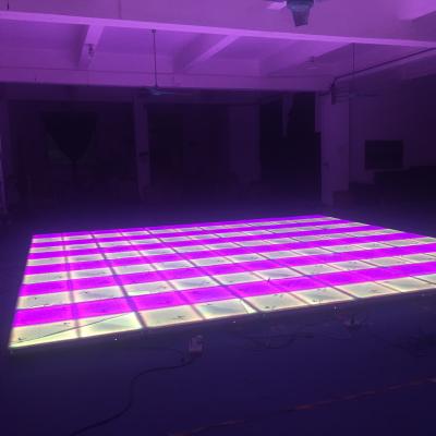 China Best Price RGB Led Dance Floor For New Year Party Christmas Reunion panel light Event Tiles Tshow Studio Livingroom for sale