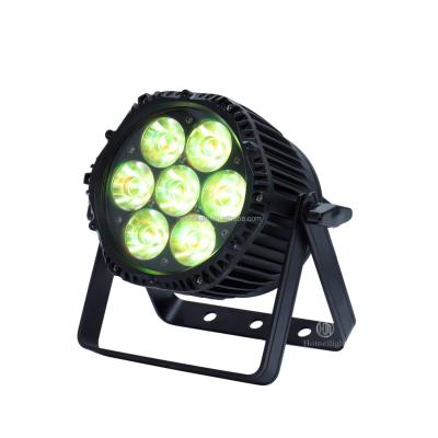 Chine Indice de rendu des couleurs élevé Ra 90 7x18w RGBWAUV 6in1 Led Par Light pour l'éclairage de scène à vendre